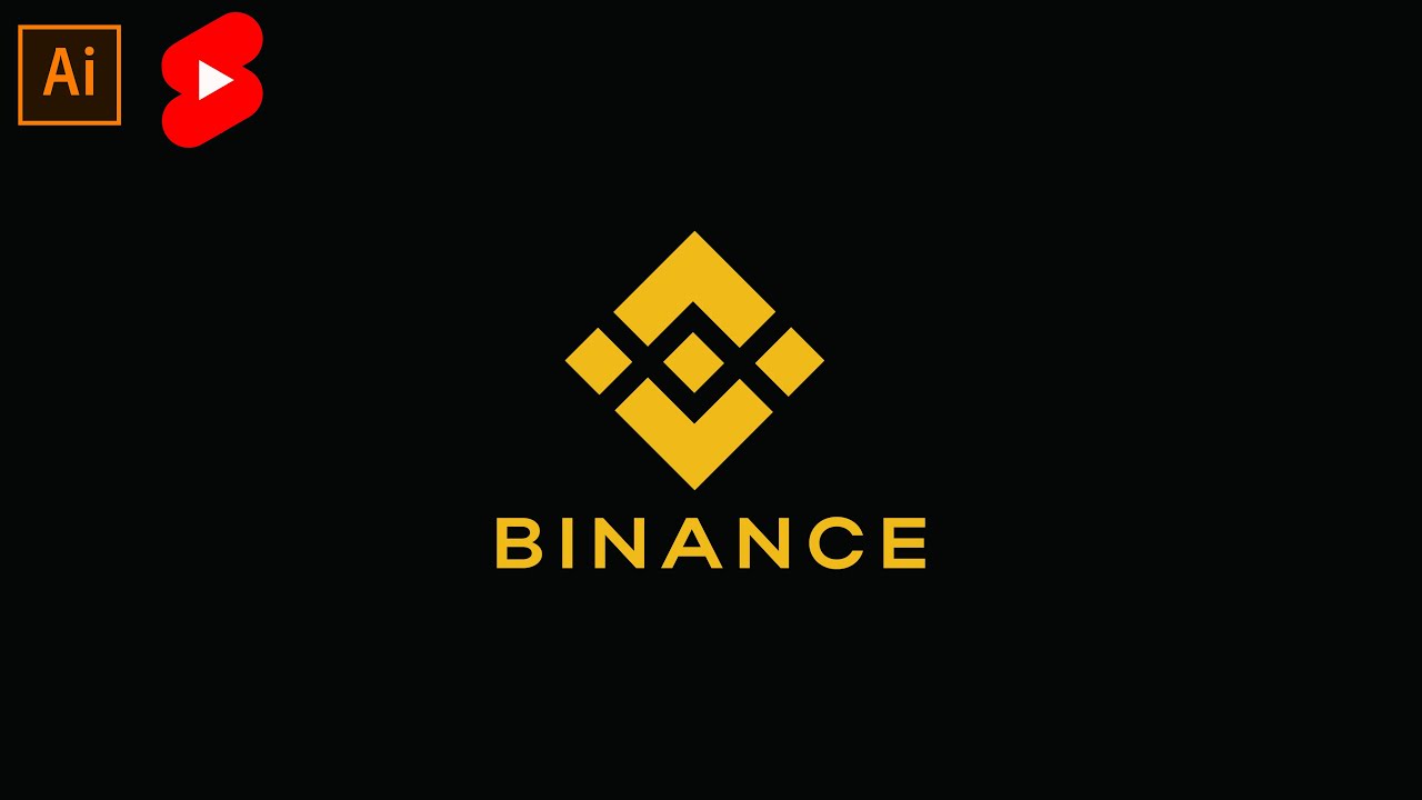 How to make Binance (BNB) logo in illustrator...Simple & Easy..| Shorts |