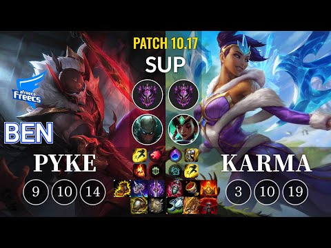 AF Ben Pyke vs Karma Sup - KR Patch 10.17