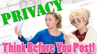 Think Before You Post | Brooklyn and Bailey