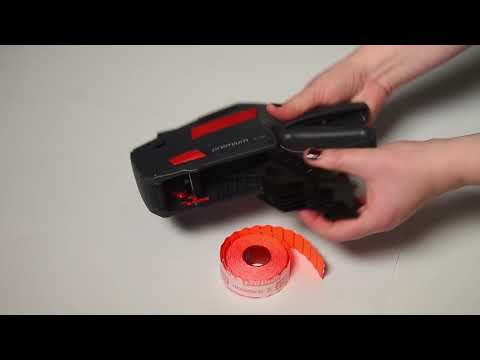 contact Preisauszeichner Etikettenwechsel, Etikettenrolle wechseln