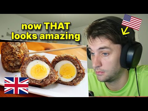 American reacts to 9 British Dishes Everyone Should Try
