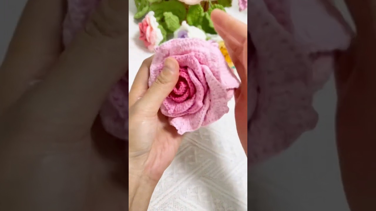 How to Crochet this Rose?|Simple Crochet Flower Tutorial