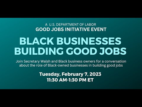 , title : 'Black Businesses Building Good Jobs'