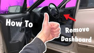 How To Remove Dashboard Of ANY Chevy Cavalier!