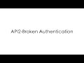 API2 Broken Authentication