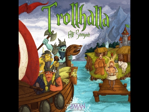 The Purge: # 1222 Trollhalla: A family level game with trolls moving arounding on ships and plundering