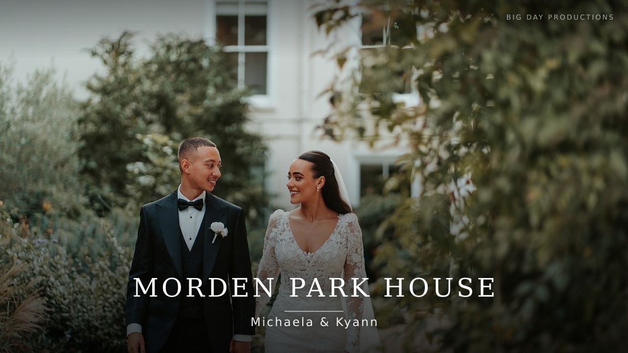 Morden Park House wedding photography and film