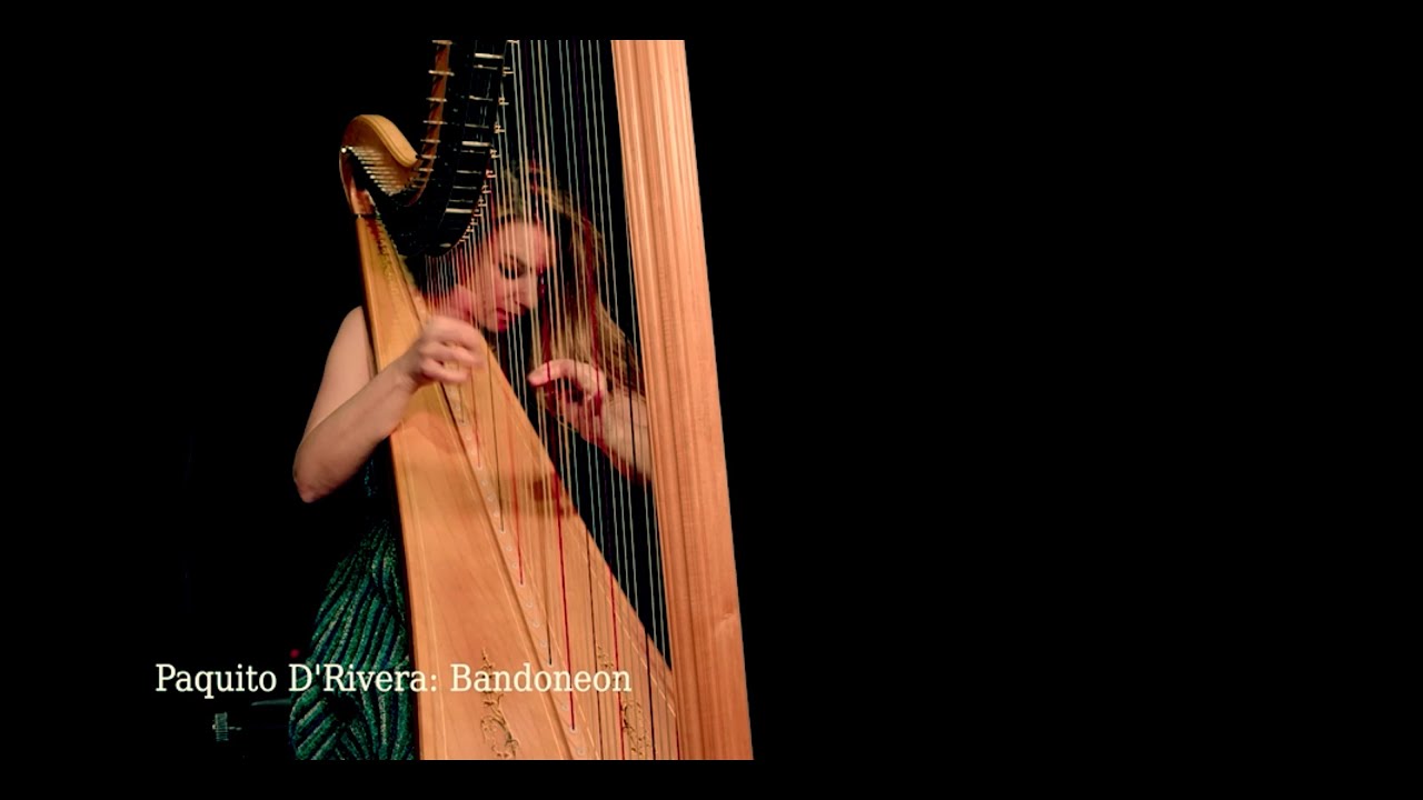 Thumbnail of video Harpist Bridget Kibbey plays Paquito D'Rivera's Bandoneon