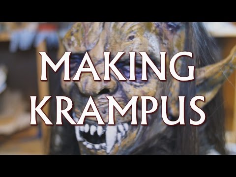 Making Krampus: Halloween Mask to Krampus Mask