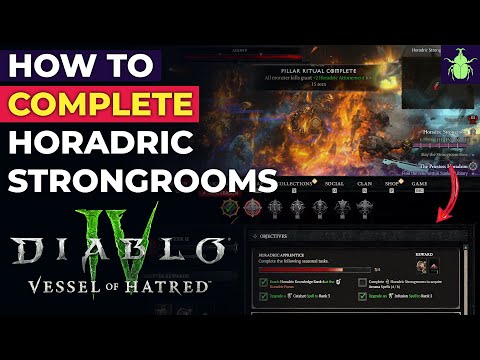 Diablo 4 - How to Complete Horadric Strongrooms (Get Arcane Spells & Jewels)