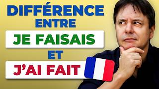 Quelle est la différence entre L'IMPARFAIT et LE PASSÉ COMPOSÉ en français ?