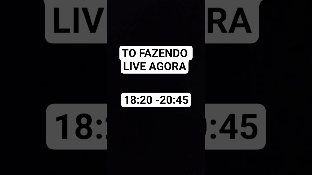 tô fazendo live