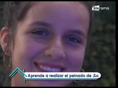 Aprende a realizar el peinado de JLo