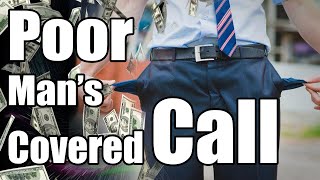 How To Sell COVERED CALLS Without Owning Shares | Poor Man