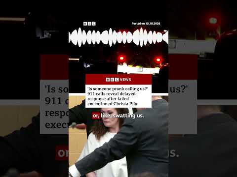 Emergency calls from botched Christa Pike execution released to US media. #BBCNews