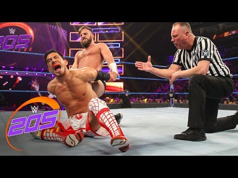 WWE 205 Live Results for 1/9/19 Royal Rumble Four Way Cruiserweight Championship Qualifying Match
