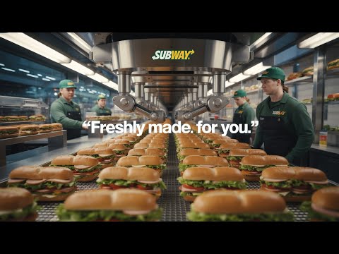 How Subway Sandwiches Are Made in the Factory