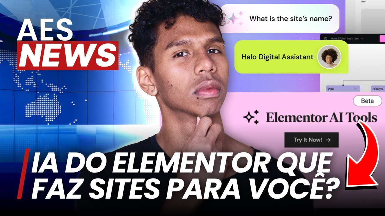 A INTELIGÊNCIA ARTIFICIAL do ELEMENTOR que FAZ SITES para você? - AES NEWS