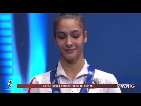 Sofia Raffaeli d'oro in Coppa del Mondo