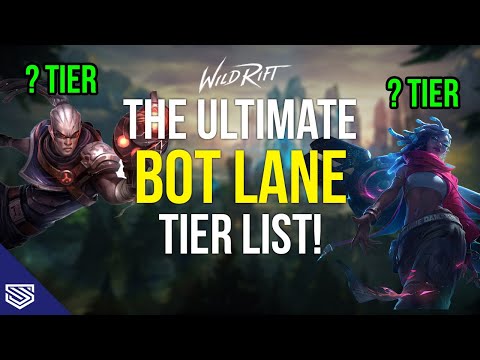 THE ULTIMATE BOT LANE TIER LIST (PATCH 2.3B) - SENNA + LUCIAN RELEASE - High Elo - Wild Rift Guides