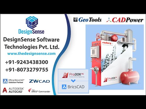 PRODOK is now a BricsCAD-only software | PRODOK Software | Instrumentation & Control Systems