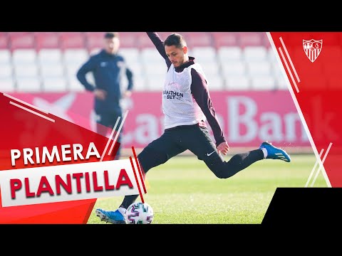 Sesión de golazos en el entrenamiento.