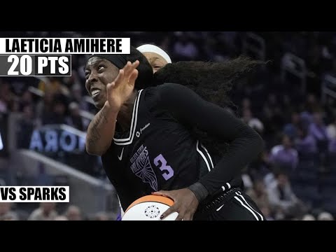 Laeticia Amihere (20 PTS) vs Los Angeles Sparks [5/6/25] Preseason