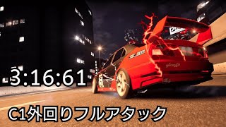 【Tokyo Xtreme Racer】C1ATTACK　EVOⅤ "3:16:61"