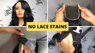 How To Dye A Lace Closure Without Staining The Lace