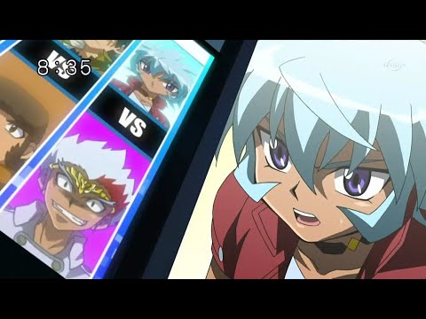 Ryuga vs Hikaru - Lightning L-Drago vs Storm Aquario - Beyblade Metal Fusion - Battle Bladers