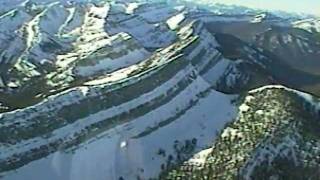 Chinese Wall by Air - Bob Marshall Wilderness - Western Montana, MT