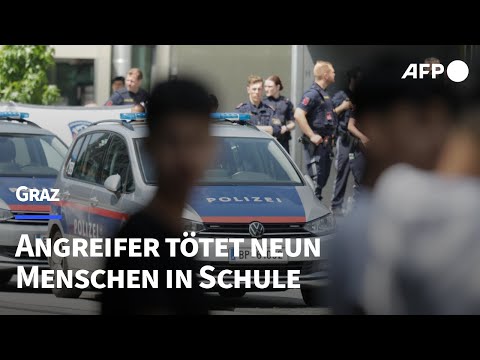 Graz: Angreifer tötet neun Menschen in Schule | AFP