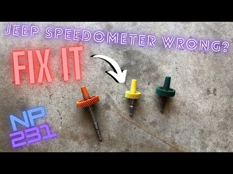 Fixing Speedometer after Tire or Gear ratio change - YJ - TJ - NP231