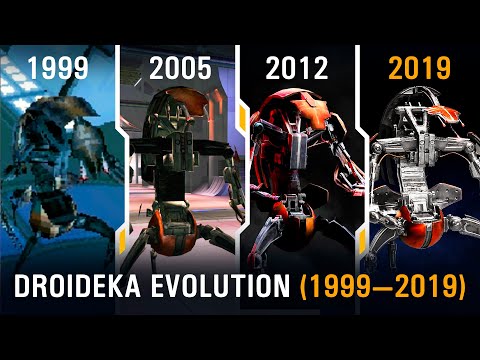 Evolution of Droideka in Star Wars Games (1999 - 2019)