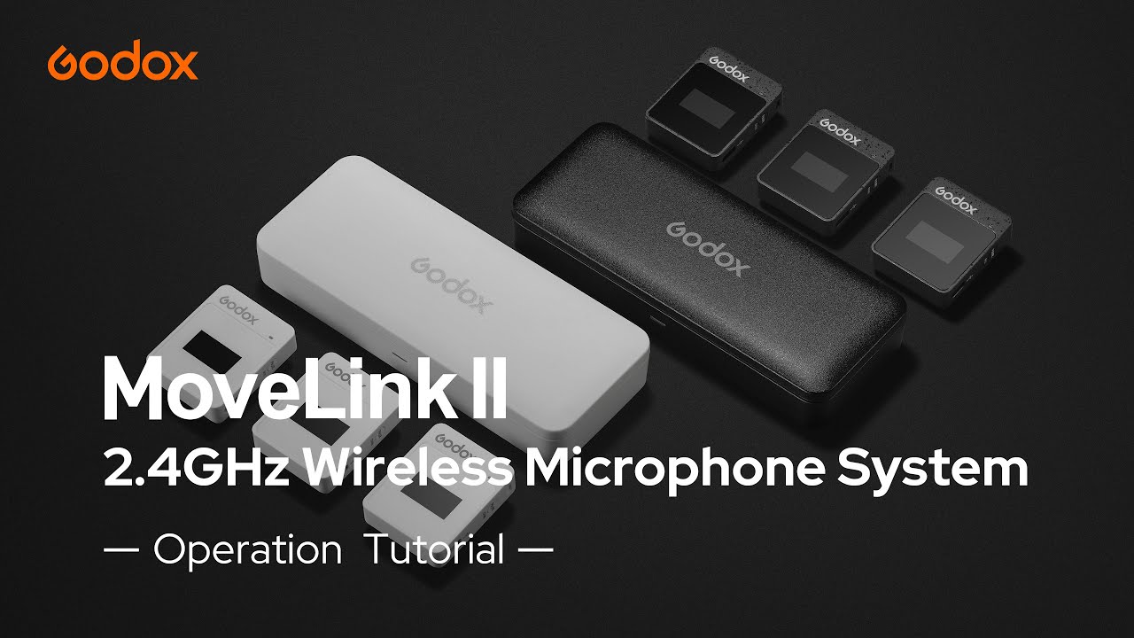 Godox MoveLink II M2 Trådløst Mikrofonsystem