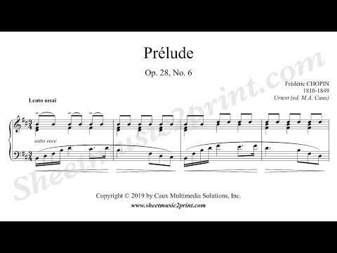 Chopin : Prelude in B minor, Op. 28, No. 6