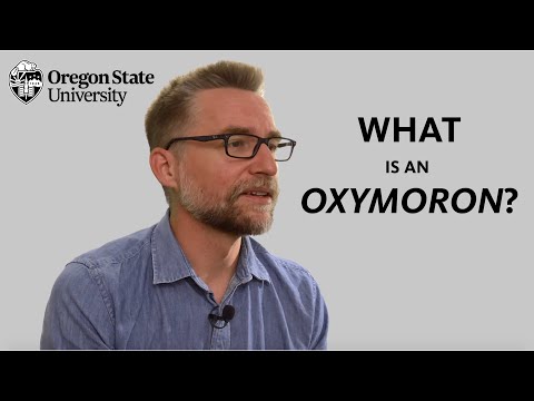 "What is an Oxymoron?": A Literary Guide for English Students and Teachers