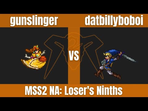 gunslinger (Peach) vs. datbillybobboi (Link) - SSF2 Loser's Ninths - Monte Sunday Series 2 NA