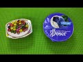 Danone Jogurt With Vanilla Flavor Dessert With Buttermilk Bluberry Muffin Flavor Unboxing ASMR