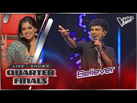 Isaac Timothy | Believer | Team Raini | Quarter Finals | The Voice Sri Lanka