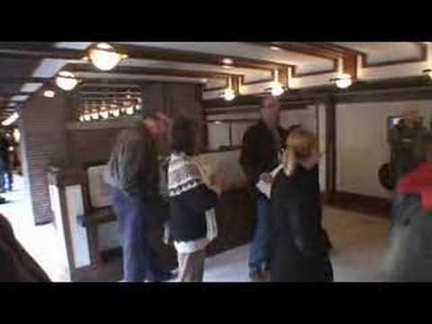 Robie House dining area – when plywood was new technology Robie House dining area – when plywood was new technology