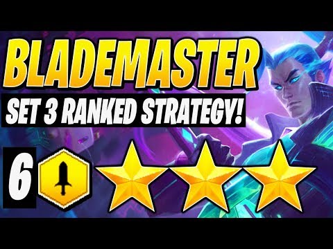 6 BLADEMASTERS! (EASY TOP 4 WIN!) - Teamfight Tactics TFT RANKED Strategy Best Comps Guide Mobile