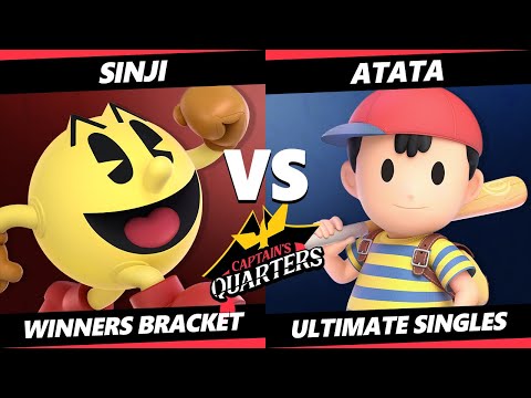 Captain's Quarters 4 Winners Bracket - Sinji (Pac-Man) Vs. ATATA (Ness) SSBU Singles