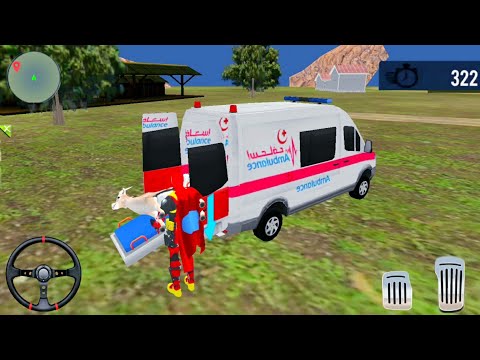 Us Police City ambulance simulator e#1 - Robot Rescue Emergency Ambulance - Android Gameplay