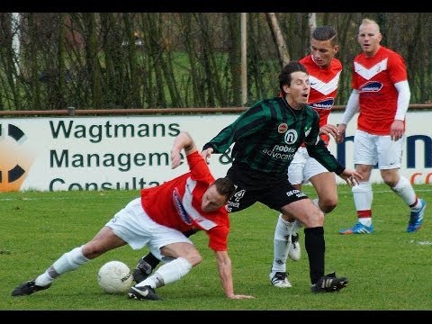 voetbalwedstrijd Rood-Wit 1 - Aardenburg 1
