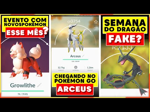 EVENTO ARCEUS NO POKEMON GO - Como pegar NOVOS POKEMON no Pokemon Go