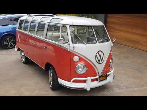 1964 Volkswagen Type 2 is a 21-window Sunroof Deluxe model