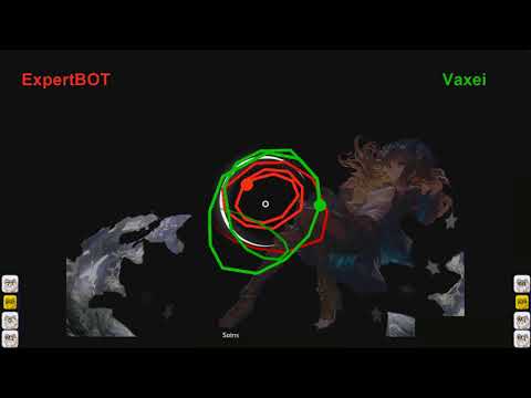 Vaxei vs ExpertBOT on Big black (Cursor movement comparison)