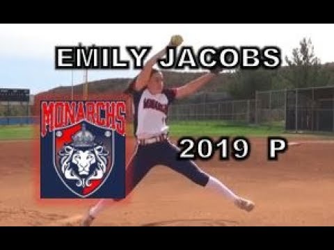2019 Emily Jacobs Pitcher Softball Recruit Skills Video