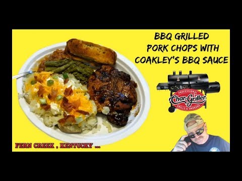 BBQ Grilled Pork Chops with Coakley's BBQ Sauce